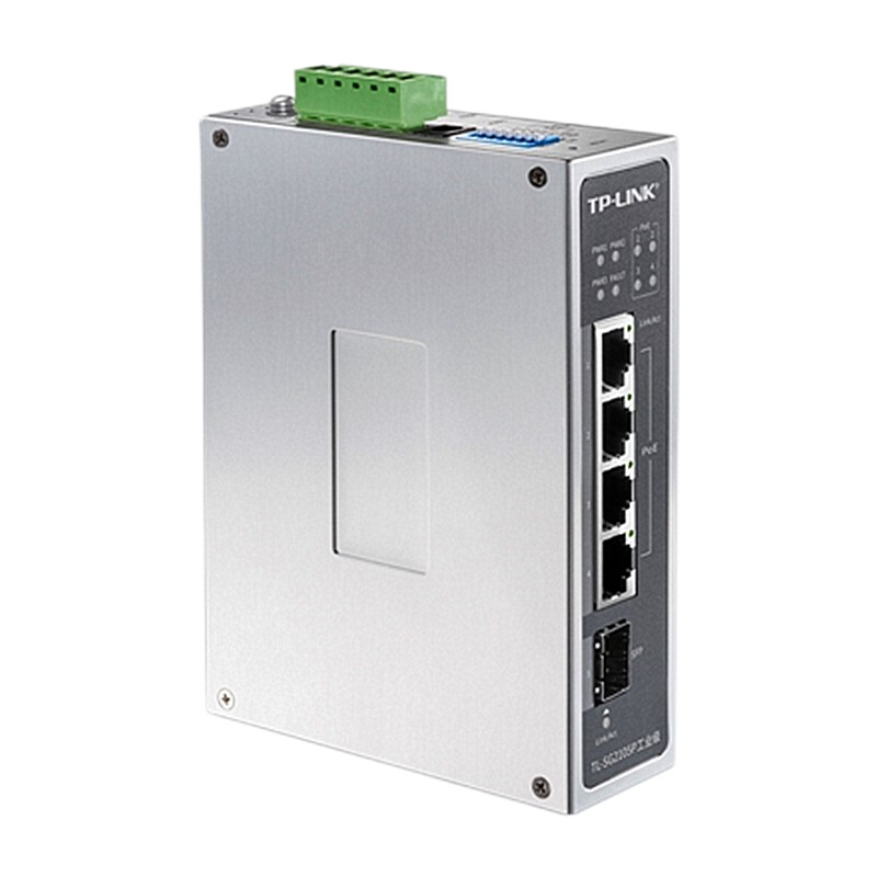 TP-LINK 普联工业级企业4口5口8口百兆千兆监控交换机以太网络网线分流器分线器集线器tp交换器 TL-SG2105P工业级 5口千兆POE